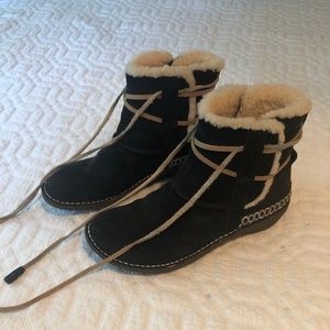 Black Suede UGG Boots